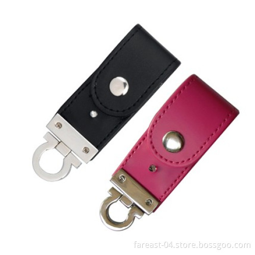 Leather USB Flash Drive Disk, USB2.0 Memory Stick (UL04)